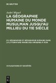 Géographie et géographie humaine dans la litterature arabe des origenes à 1050 (eBook, PDF)