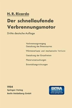 Der schnellaufende Verbrennungsmotor (eBook, PDF) - Ricardo, Harry R.