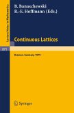 Continuous Lattices (eBook, PDF)