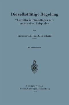 Cover Die selbsttätige Regelung (eBook, PDF)