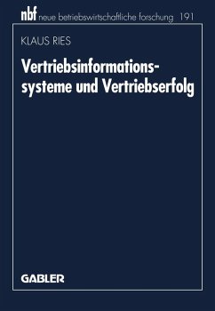 Cover Vertriebsinformationssysteme und Vertriebserfolg (eBook, PDF)