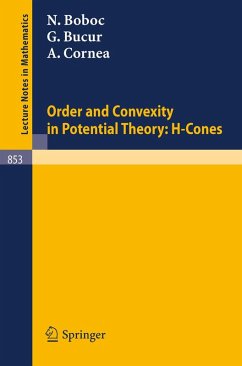 Order and Convexity in Potential Theory (eBook, PDF) - Boboc, N.; Bucur, G.; Cornea, A.