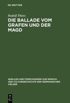 Die Ballade vom Grafen und der Magd (eBook, PDF) - Thietz, Rudolf