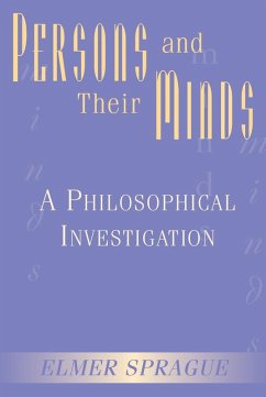 Persons And Their Minds (eBook, PDF) - Sprague, Elmer
