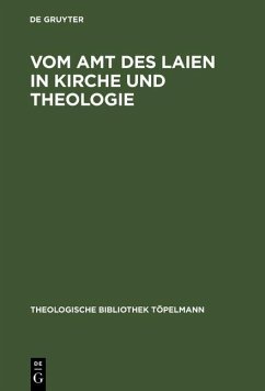Cover Vom Amt des Laien in Kirche und Theologie (eBook, PDF)