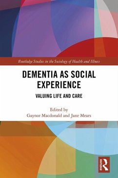 Cover Dementia as Social Experience (eBook, ePUB)