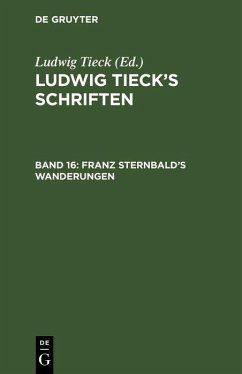 Franz Sternbald's Wanderungen (eBook, PDF)