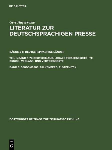 58008-69708. Falkenberg, Elster-Lyck (eBook, PDF)