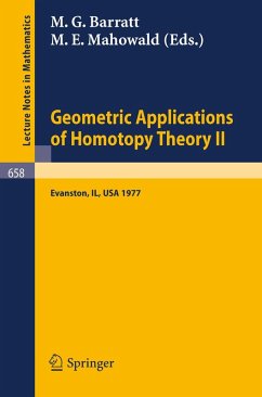 Cover Geometric Applications of Homotopy Theory II (eBook, PDF)