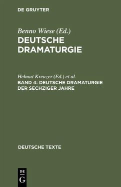 Deutsche Dramaturgie der Sechziger Jahre (eBook, PDF)