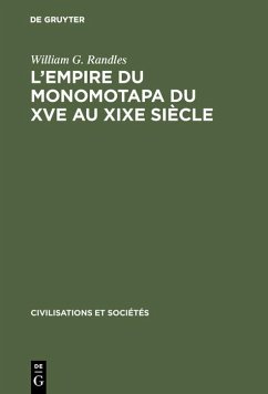 L'empire du Monomotapa du XVe au XIXe siècle (eBook, PDF) - Randles, William G.