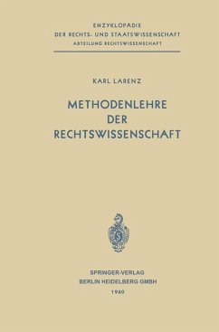 Methodenlehre der Rechtswissenschaft (eBook, PDF) - Larenz, Karl