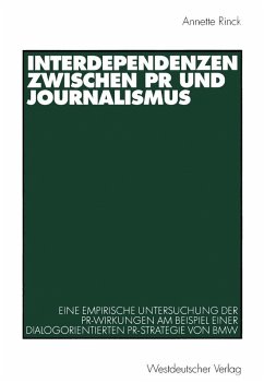 Interdependenzen zwischen PR und Journalismus (eBook, PDF) - Rinck, Annette