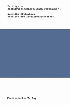 Cover Arbeiter und Arbeitswissenschaft (eBook, PDF)