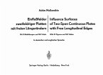 Einflußfelder zweifeldriger Platten mit freien Längsrändern / Influence Surfaces of Two-Span Continuous Plates with Free Longitudinal Edges (eBook, PDF)