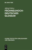 Frühneuhochdeutsches Glossar (eBook, PDF)