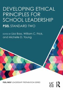 Cover Developing Ethical Principles for School Leadership (eBook, ePUB)