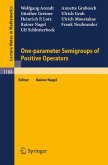 One-parameter Semigroups of Positive Operators (eBook, PDF)