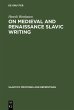 On Medieval and Renaissance Slavic... - Bild 1