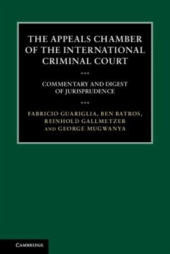 Appeals Chamber of the International Criminal Court (eBook, PDF) - Guariglia, Fabricio