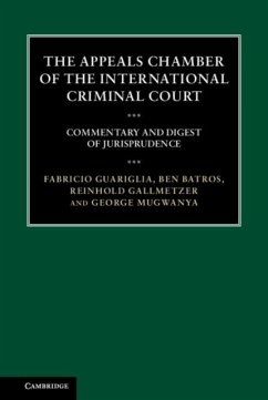 Cover Appeals Chamber of the International Criminal Court (eBook, PDF)