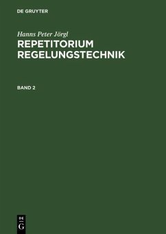 Cover Hanns Peter Jörgl: Repetitorium Regelungstechnik. Band 2 (eBook, PDF)
