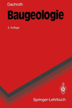 Baugeologie (eBook, PDF) - Dachroth, Wolfgang R.
