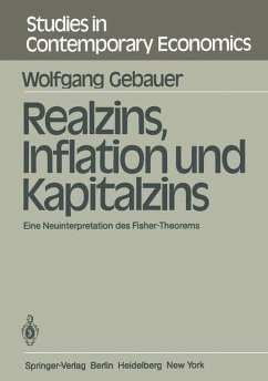 Realzins, Inflation und Kapitalzins (eBook, PDF) - Gebauer, W.