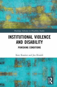 Cover Institutional Violence and Disability (eBook, PDF)