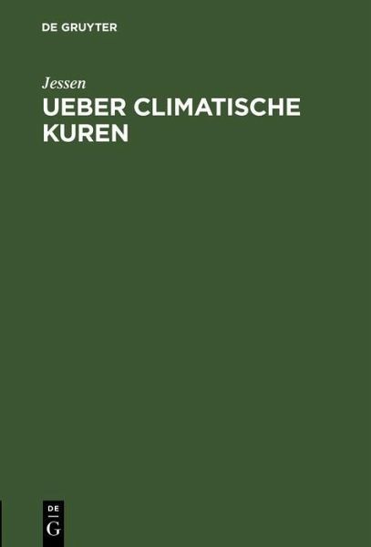 Ueber climatische Kuren (eBook, PDF)