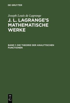 Die Theorie der analytischen Functionen (eBook, PDF) Cover Die Theorie der analytischen Functionen (eBook, PDF)