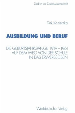 Ausbildung und Beruf (eBook, PDF) - Konietzka, Dirk