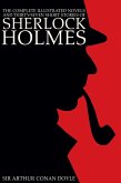 Complete Illustrated Novels and Thirty-Seven Short Stories of Sherlock Holmes: A Study in Scarlet, The Sign of the Four, The Hound of the Baskervilles, The Valley of Fear, The Adventures, Memoirs & Return of Sherlock Holmes (Illustrated) (eBook, ePUB)