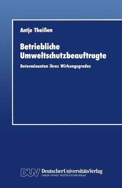 Betriebliche Umweltschutzbeauftragte (eBook, PDF)