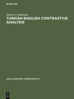 Turkish-English contrastive analysis (eBook, PDF) - Sebüktekin, Hikmet I.
