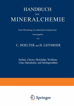 Sulfate, Chrom, Molybdän, Wolfram, Uran, Haloidsalze und Salzlagerstätten (eBook, PDF)