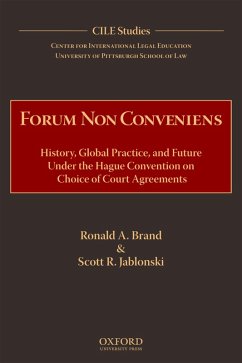 Forum Non Conveniens (eBook, PDF) - Brand, Ronald A.; Jablonski, Scott R.