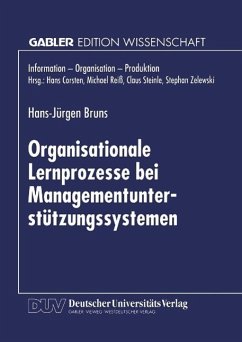 Organisationale Lernprozesse bei Managementunterstützungssystemen (eBook, PDF)