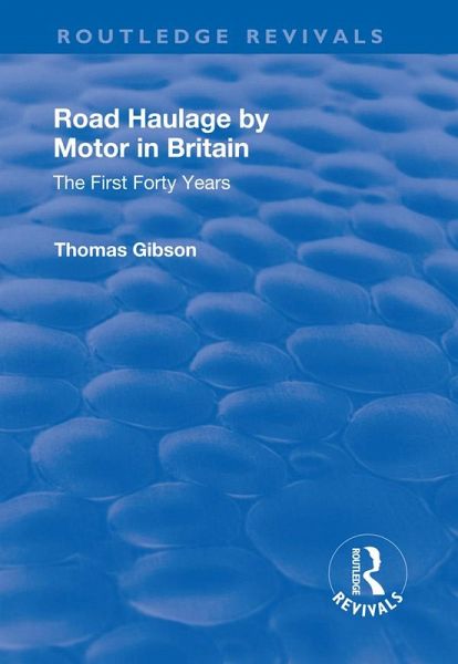 Road Haulage by Motor in Britain (eBook, PDF)