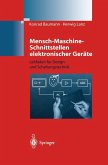 Mensch-Maschine-Schnittstellen elektronischer Geräte (eBook, PDF)