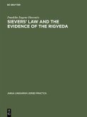 Sievers' law and the evidence of the Rigveda (eBook, PDF)