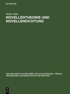 Novellentheorie und Novellendichtung (eBook, PDF) - Pabst, Walter