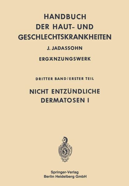 Nicht entzündliche Dermatosen I (eBook, PDF)