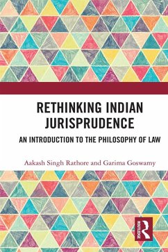 Cover Rethinking Indian Jurisprudence (eBook, PDF)
