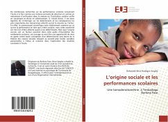 L¿origine sociale et les performances scolaires - Sorgho, Delwendé Brice Rodrigue