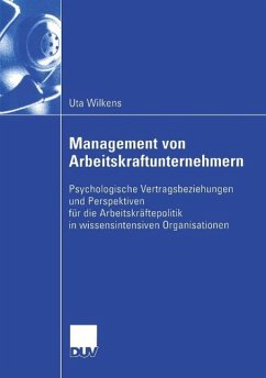 Management von Arbeitskraftunternehmern (eBook, PDF) - Wilkens, Uta