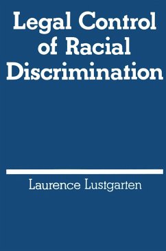 Legal Control of Racial Discrimination (eBook, PDF) - Lustgarten, Laurence