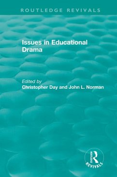 Cover Issues in Educational Drama (1983) (eBook, ePUB)