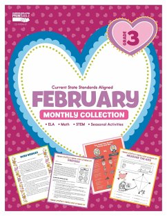 Cover February Monthly Collection, Grade 3 (eBook, PDF)