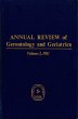 Annual Review of Gerontology and... - Bild 1
